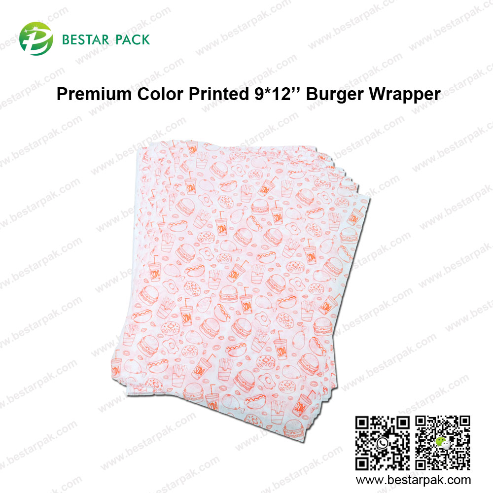 Premium Color Printed 9X12 Burger Wrapper.jpg